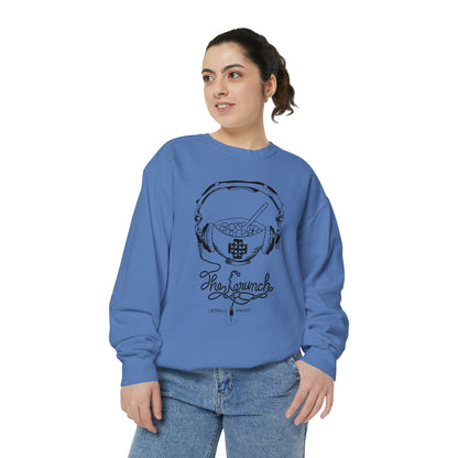 The Crunch Podcast | Retro Design | Unisex Garment-Dyed Sweatshirt